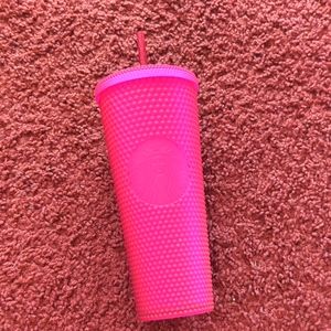 Hot pink Studded Venti Starbucks Tumbler
